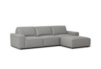 BARTELLE FABRIC - 3.5 Seater Sofa with Ottoman BARTELLE FABRIC