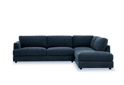 COURTNEY FABRIC - Corner Lounge with RHF Chaise