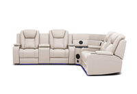 SENTINAL MK2 LEATHER - 4 Piece Corner with LHF Console SENTINAL MK2 LEATHER