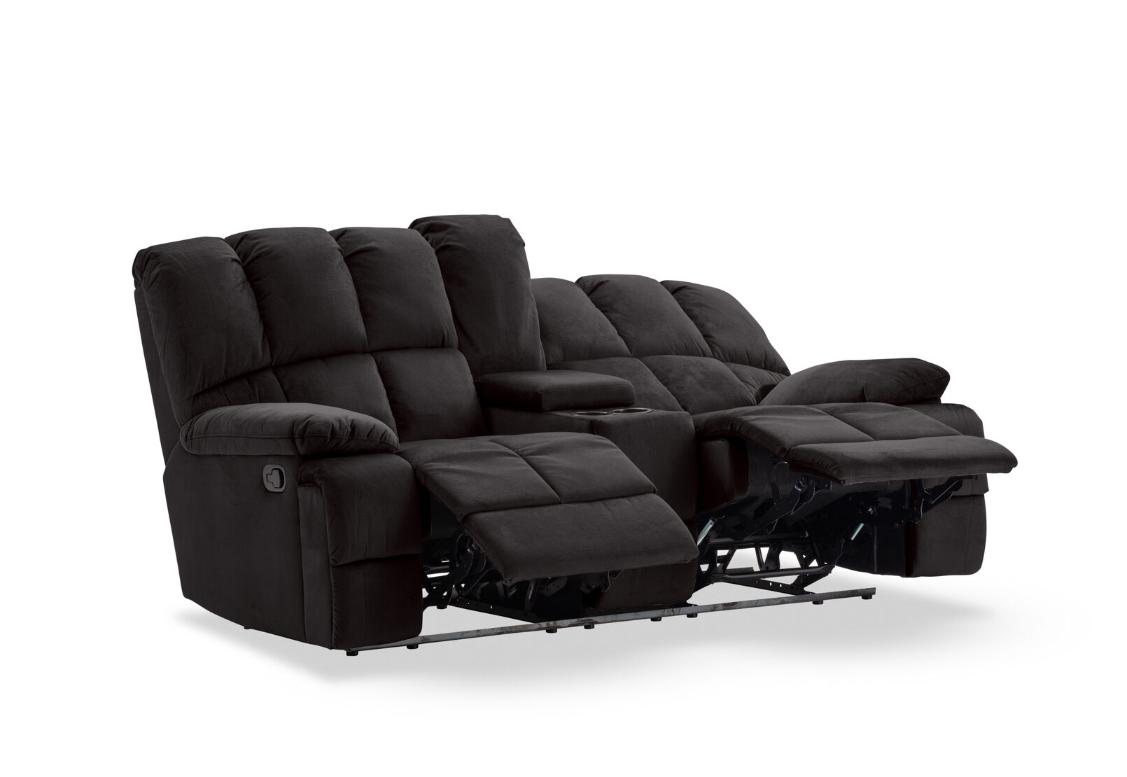 LEBRON FABRIC - 2 Seater with Recliners and Console LEBRON FABRIC