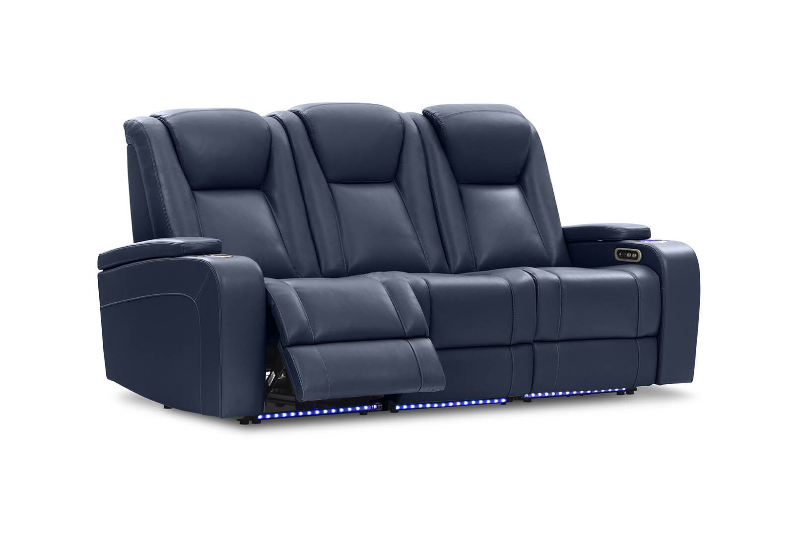SENTINAL MK2 LEATHER - 3 Seater with 2 Electric Recliners SENTINAL MK2 LEATHER