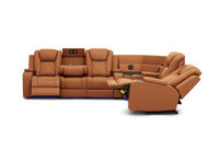 SENTINAL MK2 LEATHER - 5 Piece Corner with LHF 3 Seater SENTINAL MK2 LEATHER