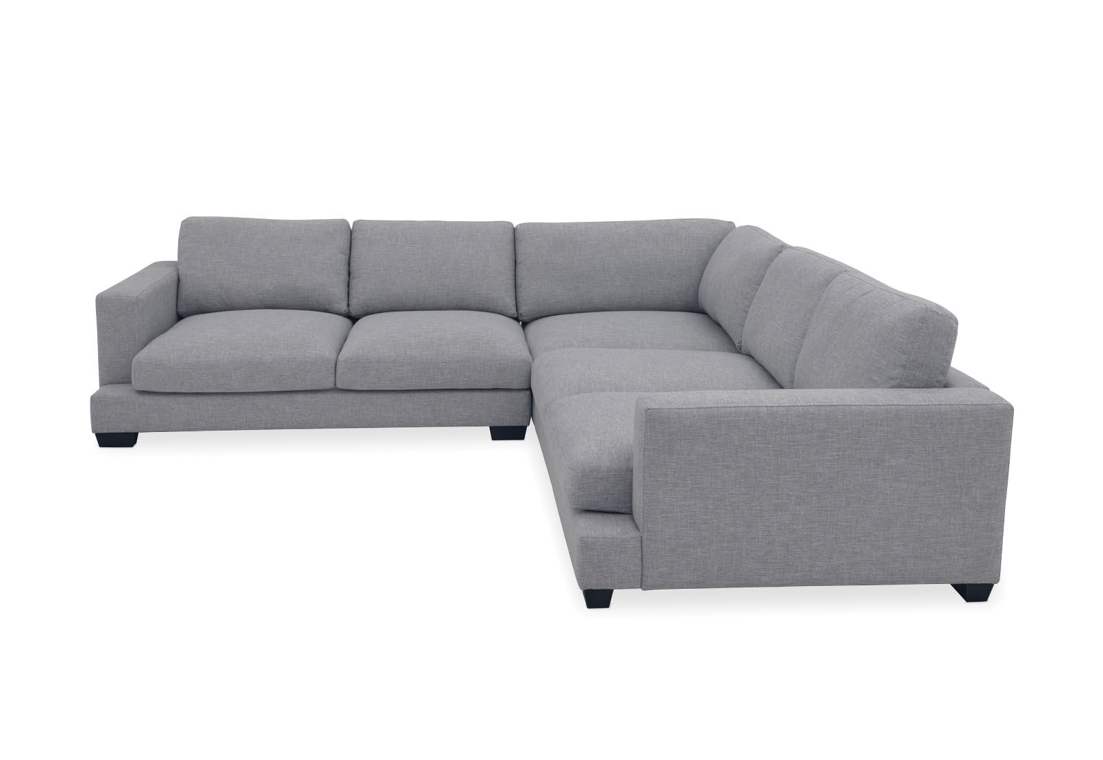 light grey holloway fabric corner lounge amart furniture