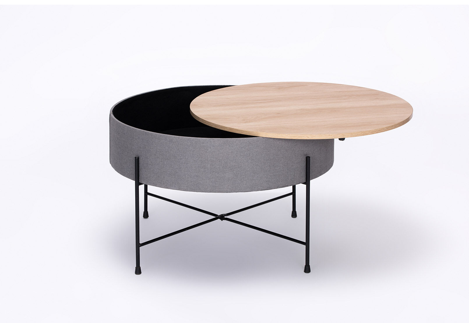 Grey Catania Storage Coffee Table Amart Furniture