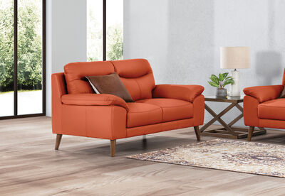 CASPIAN - Leather 2 Seat Sofa