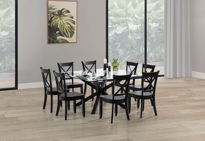 PROMENADE - 9 Piece Dining Suite with Echuca Dining Chairs