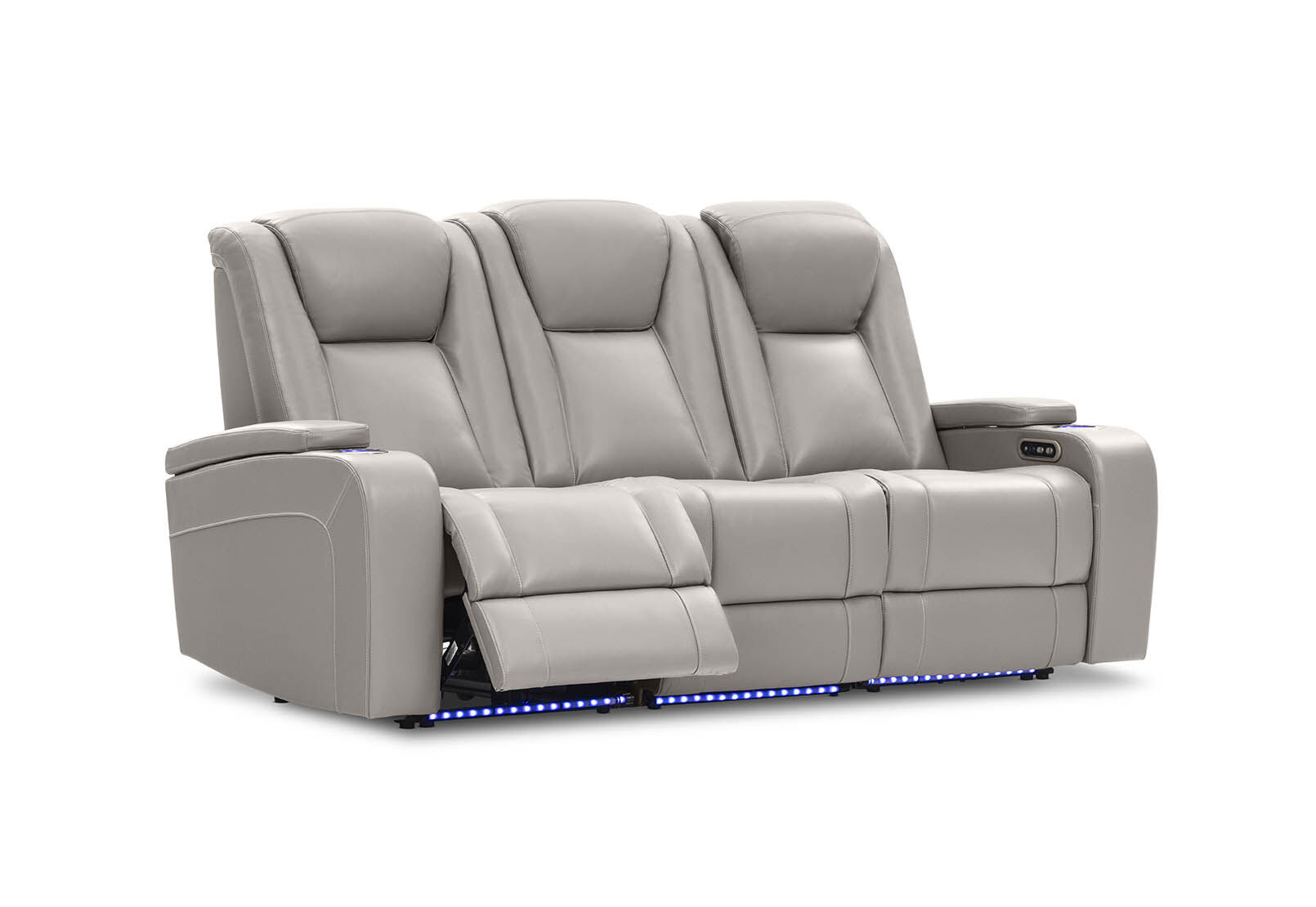 SENTINAL MK2 LEATHER - 3 Seater with 2 Electric Recliners SENTINAL MK2 LEATHER