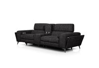 SINATRA FABRIC - Media 3 Seater with 2 Inbuilt Electric Recliners SINATRA FABRIC