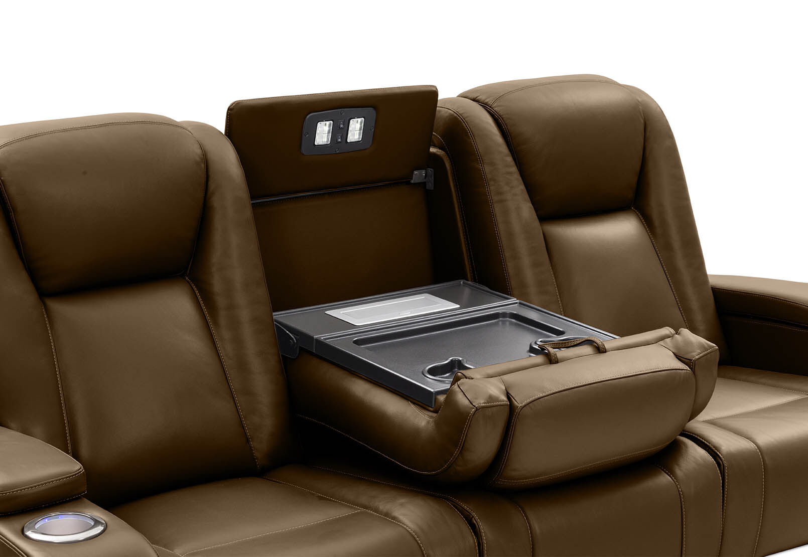 SENTINAL MK2 LEATHER - 3 Seater with 2 Electric Recliners SENTINAL MK2 LEATHER