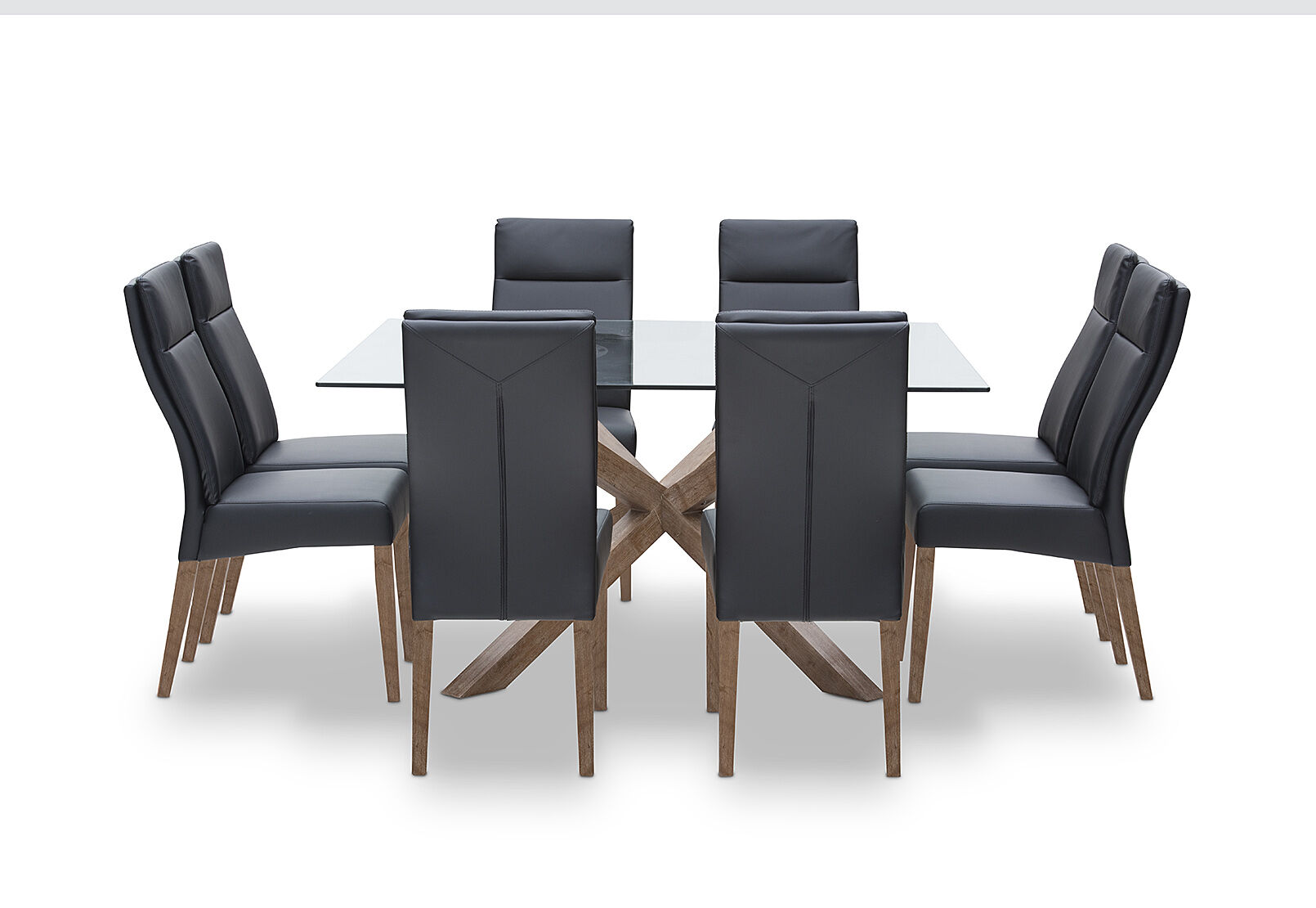 PROMENADE - 9 Piece Dining Suite with Asheville Dining Chairs PROMENADE