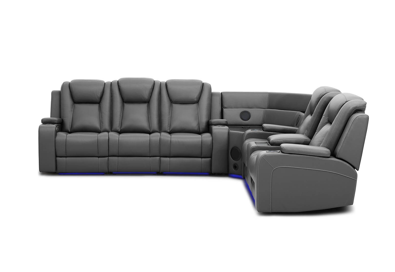 SENTINAL MK2 LEATHER - 5 Piece Corner with LHF 3 Seater SENTINAL MK2 LEATHER