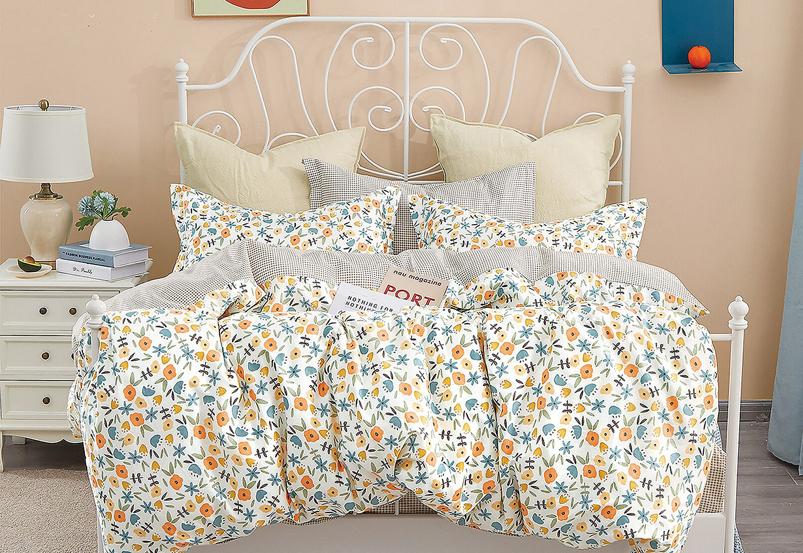 PRINT ELOISE Cotton Quilt Cover Set 