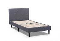 FRAZIER - Dark Grey Single Bed FRAZIER