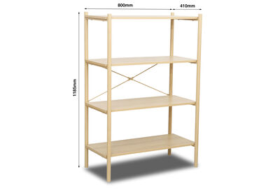 MAVES - 4 Tier Bookcase