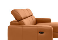 DAMIAN LEATHER - 3 Seater Sofa with RHF Chaise DAMIAN LEATHER