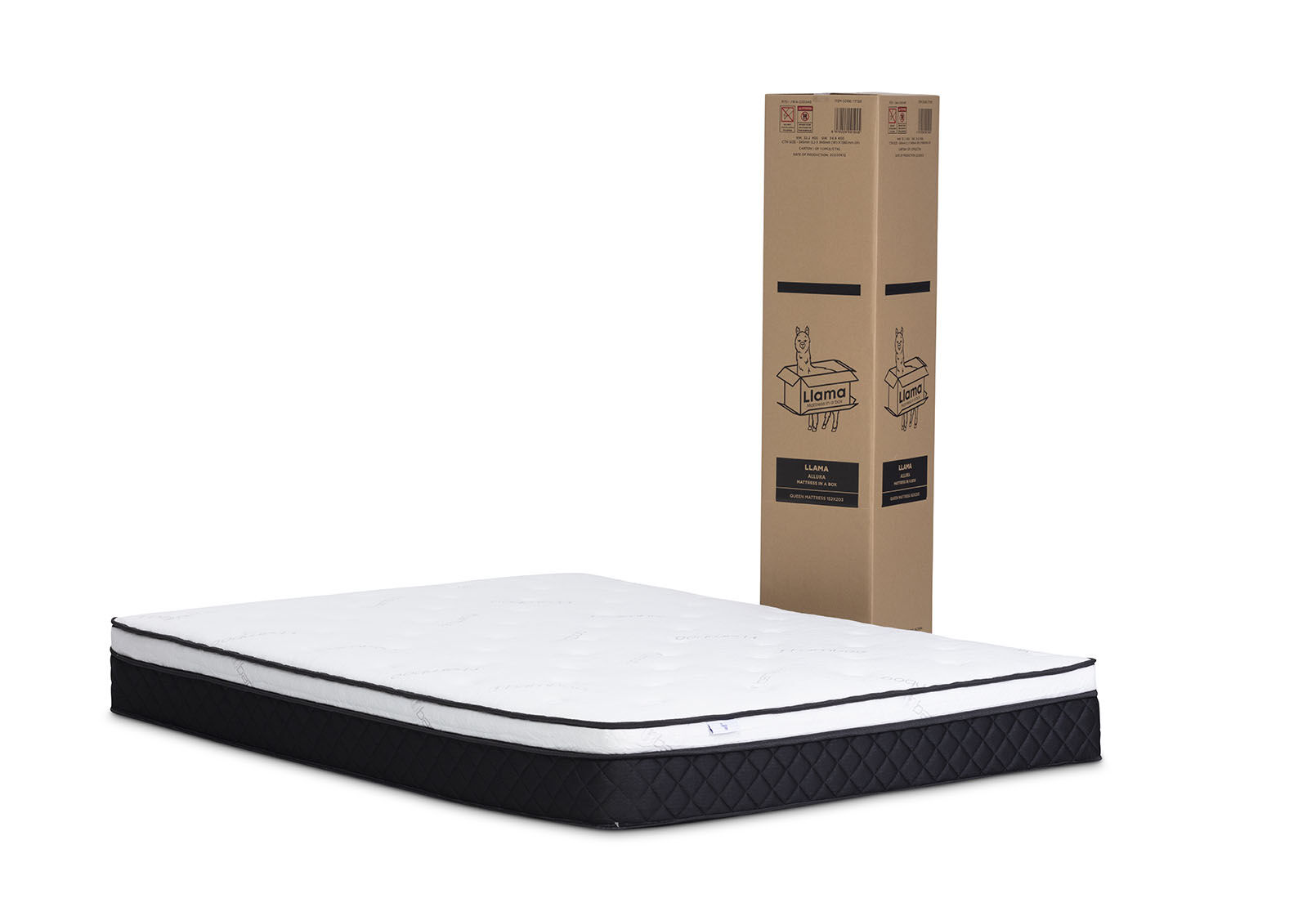 WHITE LLAMA Allura Queen Mattress