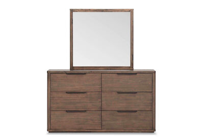 NICCOLO - 6 Drawer Dresser with Mirror