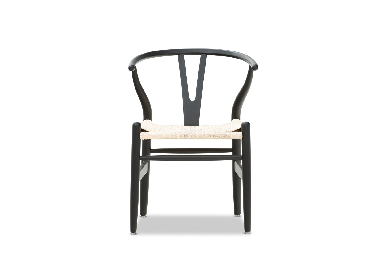 Black Wishbone Replica Dining Chair Amart Furniture