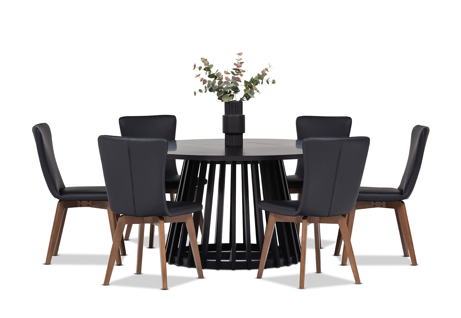 TORENTO - 7 Piece Dining Suite with Allcott Dining Chairs TORENTO