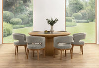 TAKESHI - 7 Piece Dining Suite with Godric Dining Chairs TAKESHI