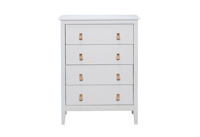 STANFORD - White Tall Chest