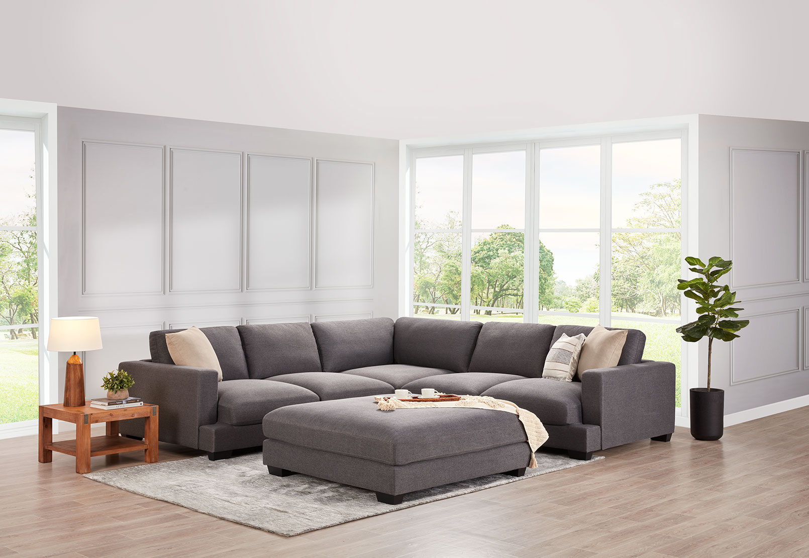 HANNES FABRIC - Ottoman HANNES FABRIC
