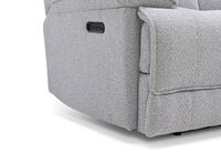 HARLINGEN FABRIC - 3 Seater Electric Recliners with Drop Down Table HARLINGEN FABRIC