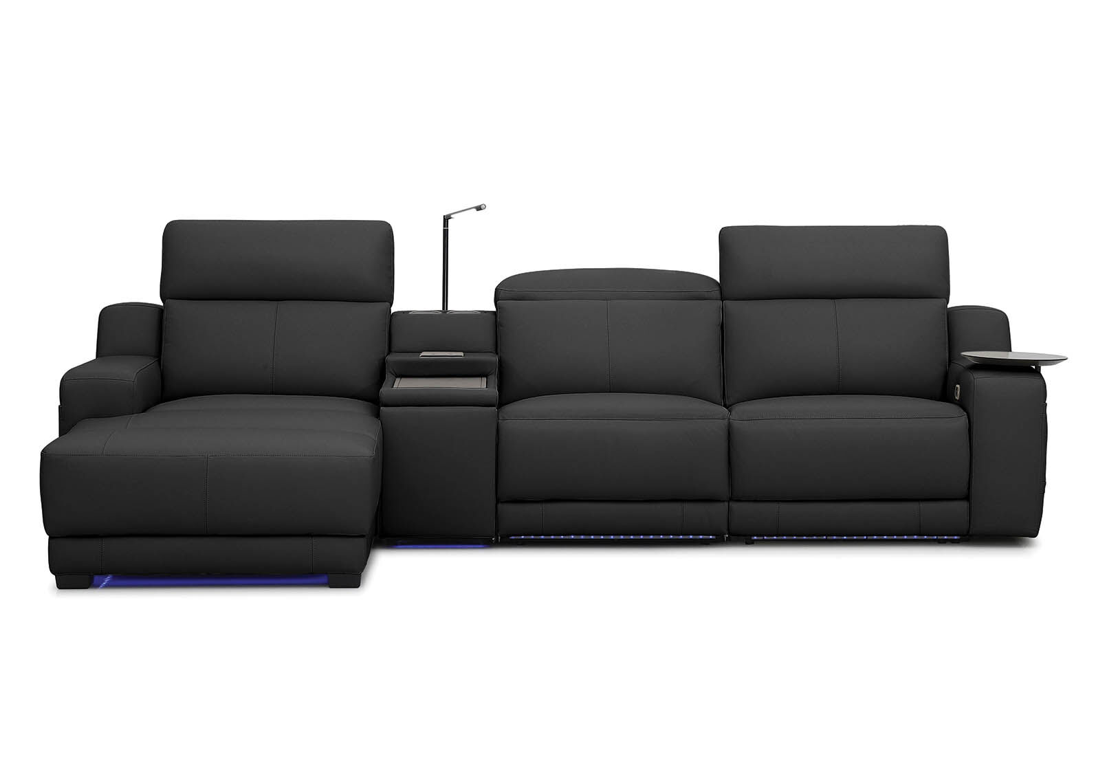 CASSIUS MK2 LEATHER - 3 Seater LHF Chaise CASSIUS MK2 LEATHER