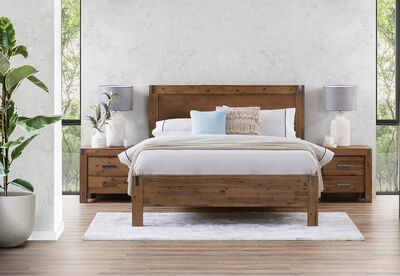 SILVERWOOD - 3 Piece Double Bedroom Suite