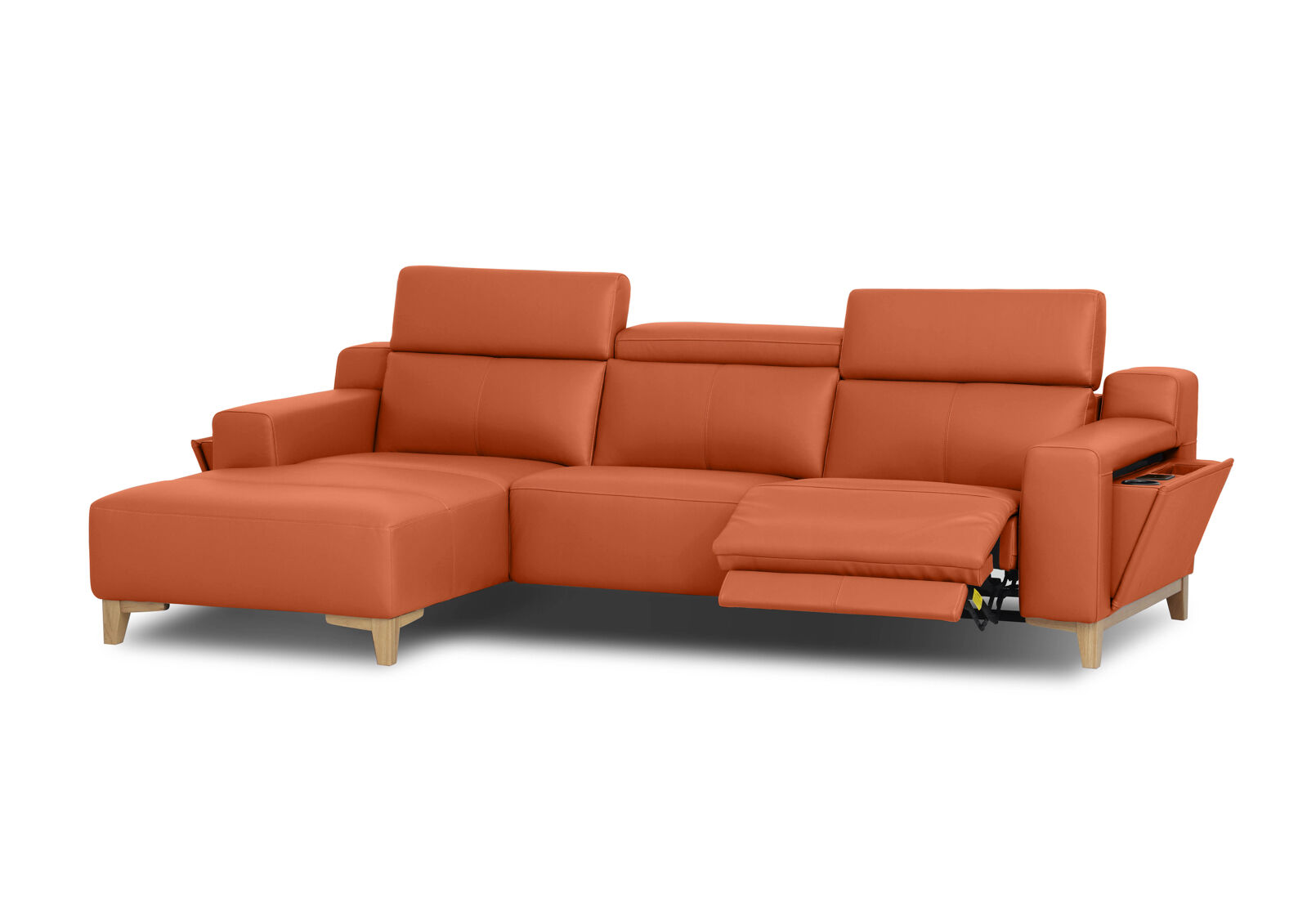 GAGE LEATHER - 3 Seater LHF Chaise (Leather) GAGE LEATHER