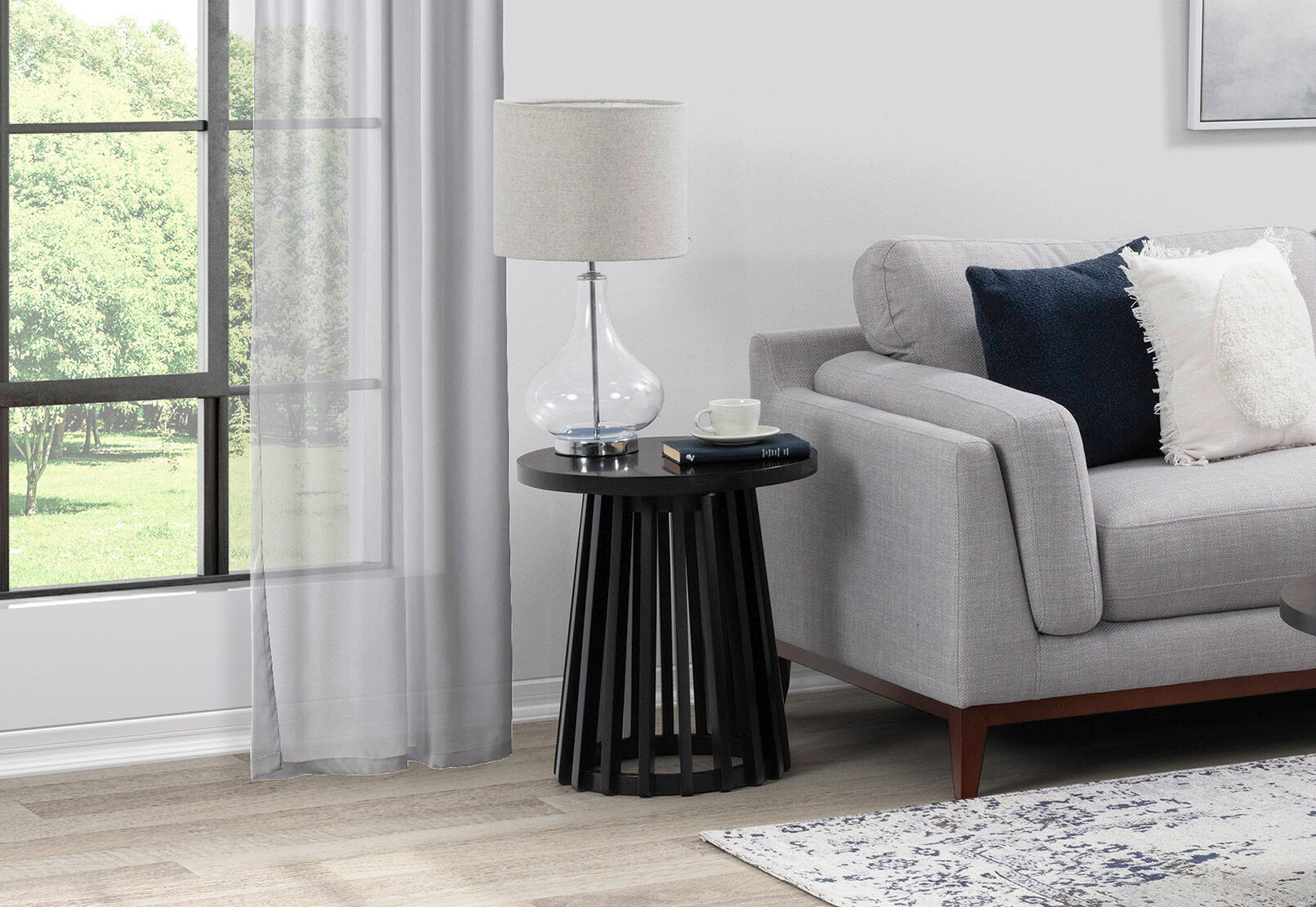 TORENTO - Round Lamp Table TORENTO
