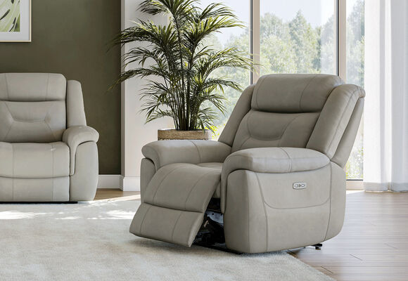 BRAYLON LEATHER - Electric Recliner