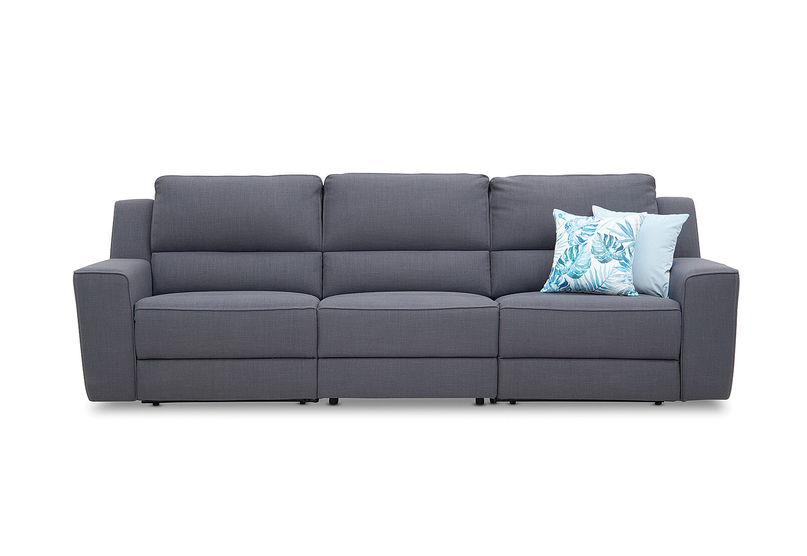 Atticus Fabric 3 Seater Recliner Modular Lounge Amart Furniture
