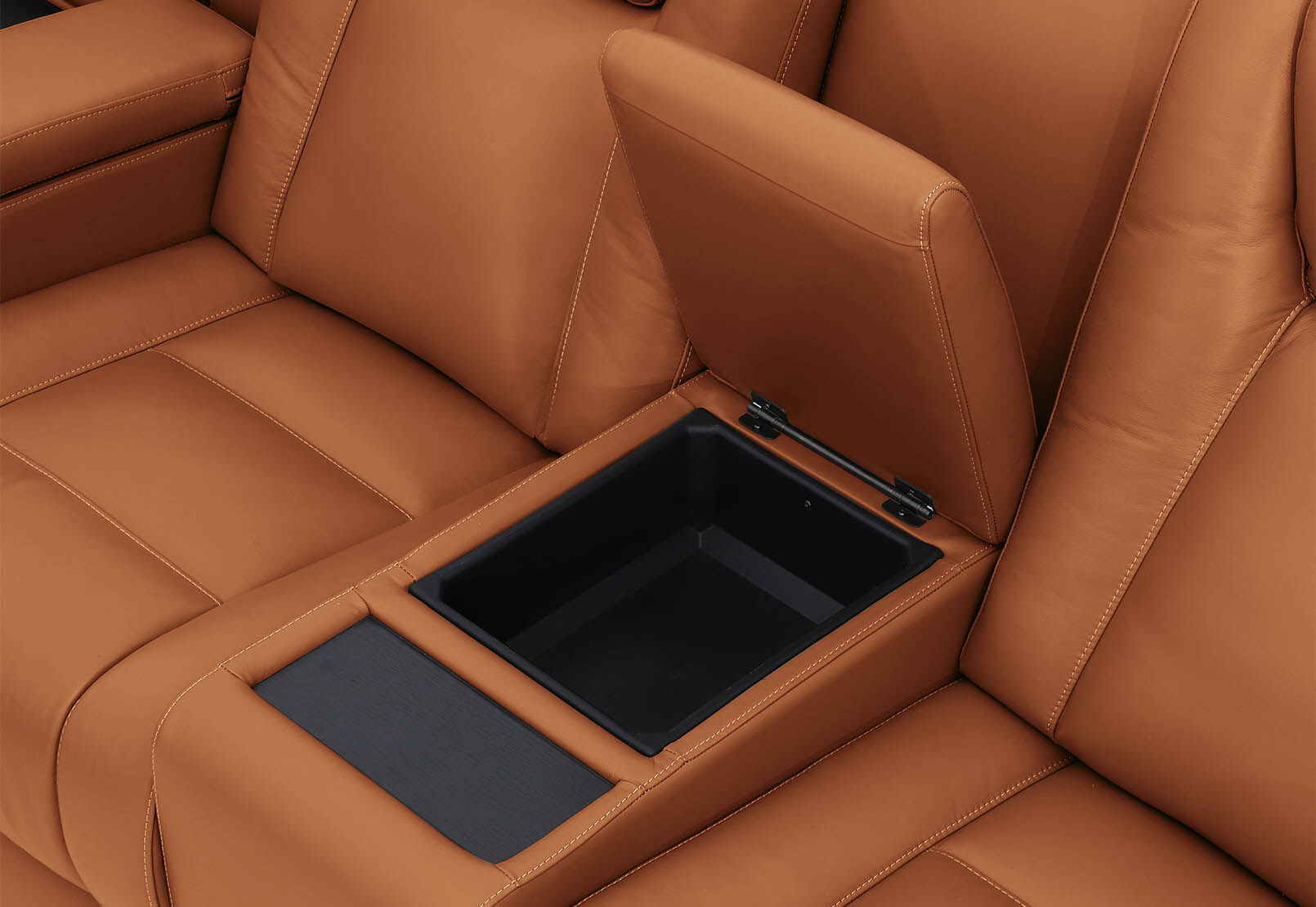 SENTINAL MK2 LEATHER - 4 Piece Corner with LHF Console SENTINAL MK2 LEATHER