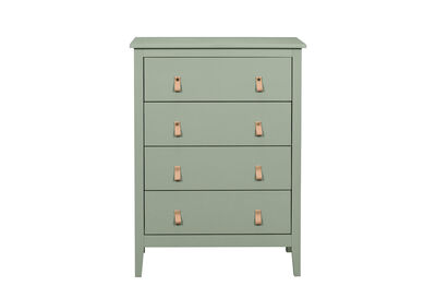 STANFORD - Olive Green Tall Chest