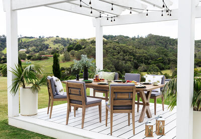 HAMPSHIRE - 7 Piece Outdoor Dining Setting