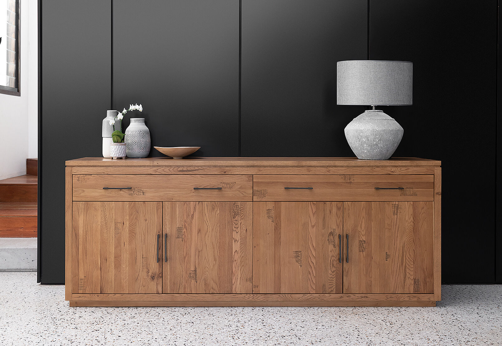 Argento 4 Door 2 Drawer Buffet Amart Furniture