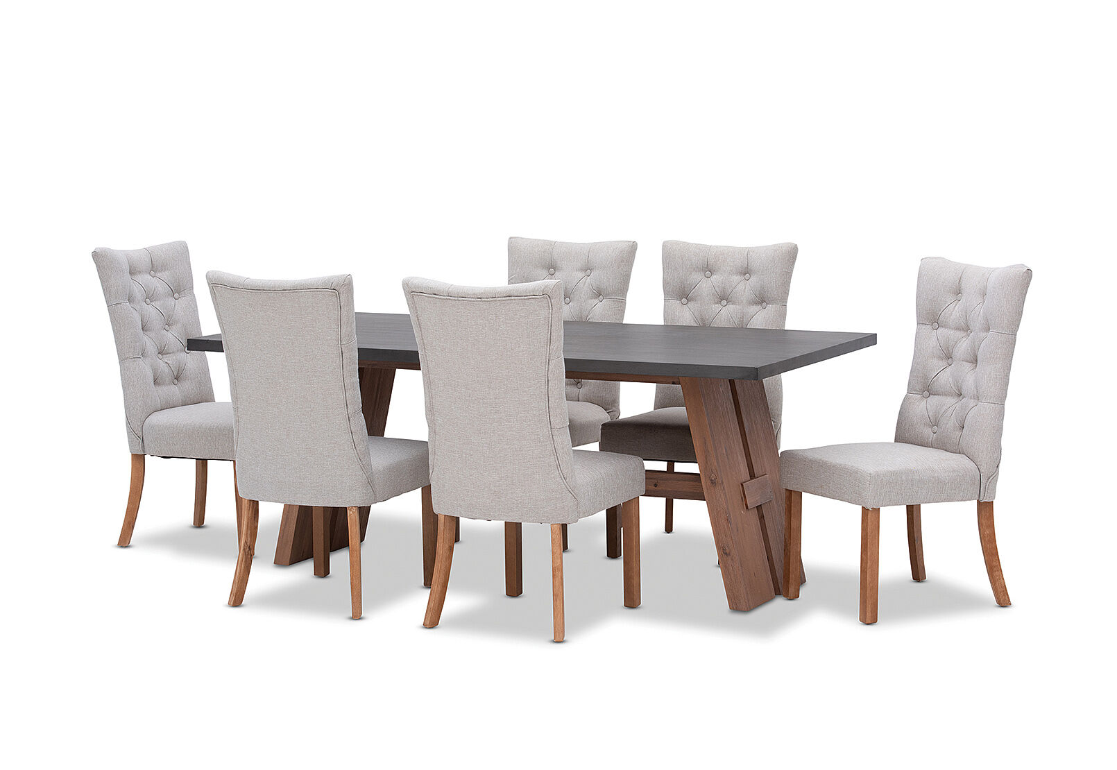 Newport 7 Piece Dining Suite With Nottingham Dining Chairs Amart
