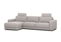 LEONE FABRIC - 3 Seater Sofa with LHF Chaise LEONE FABRIC