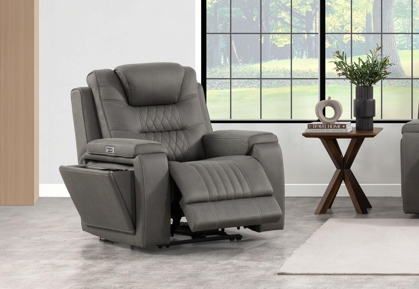 AGASSI FABRIC - Electric Recliner AGASSI FABRIC