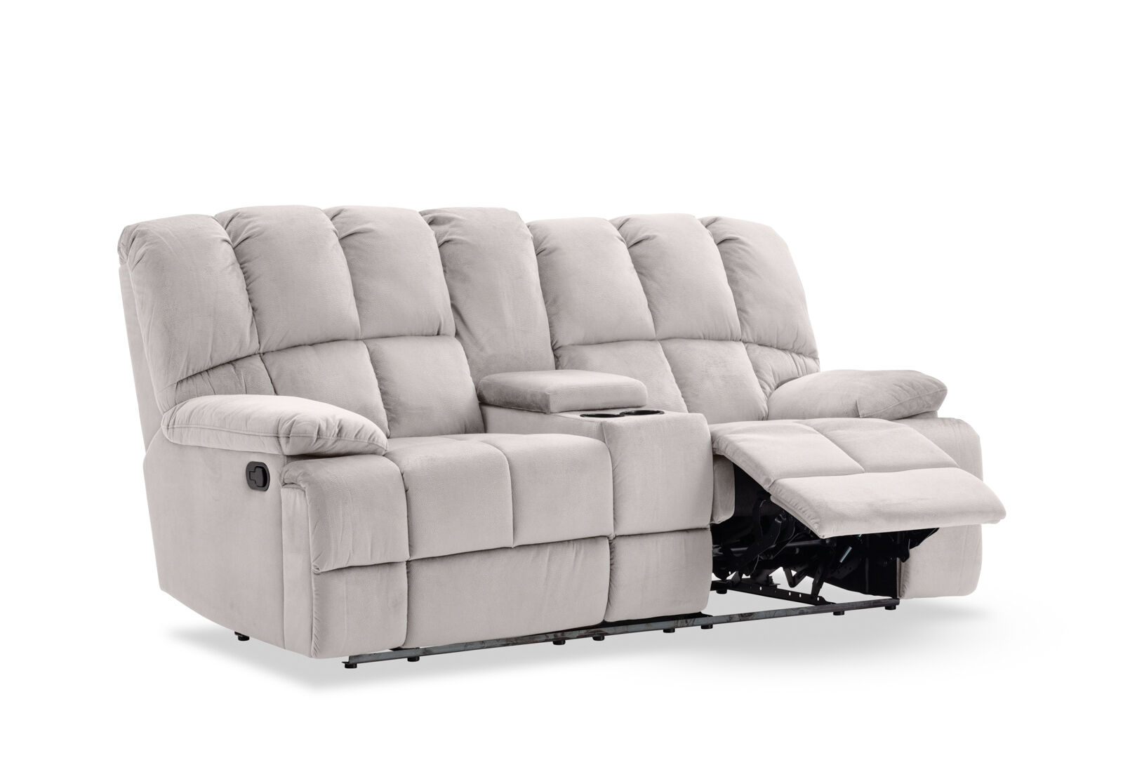 LEBRON FABRIC - 2 Seater with Recliners and Console LEBRON FABRIC