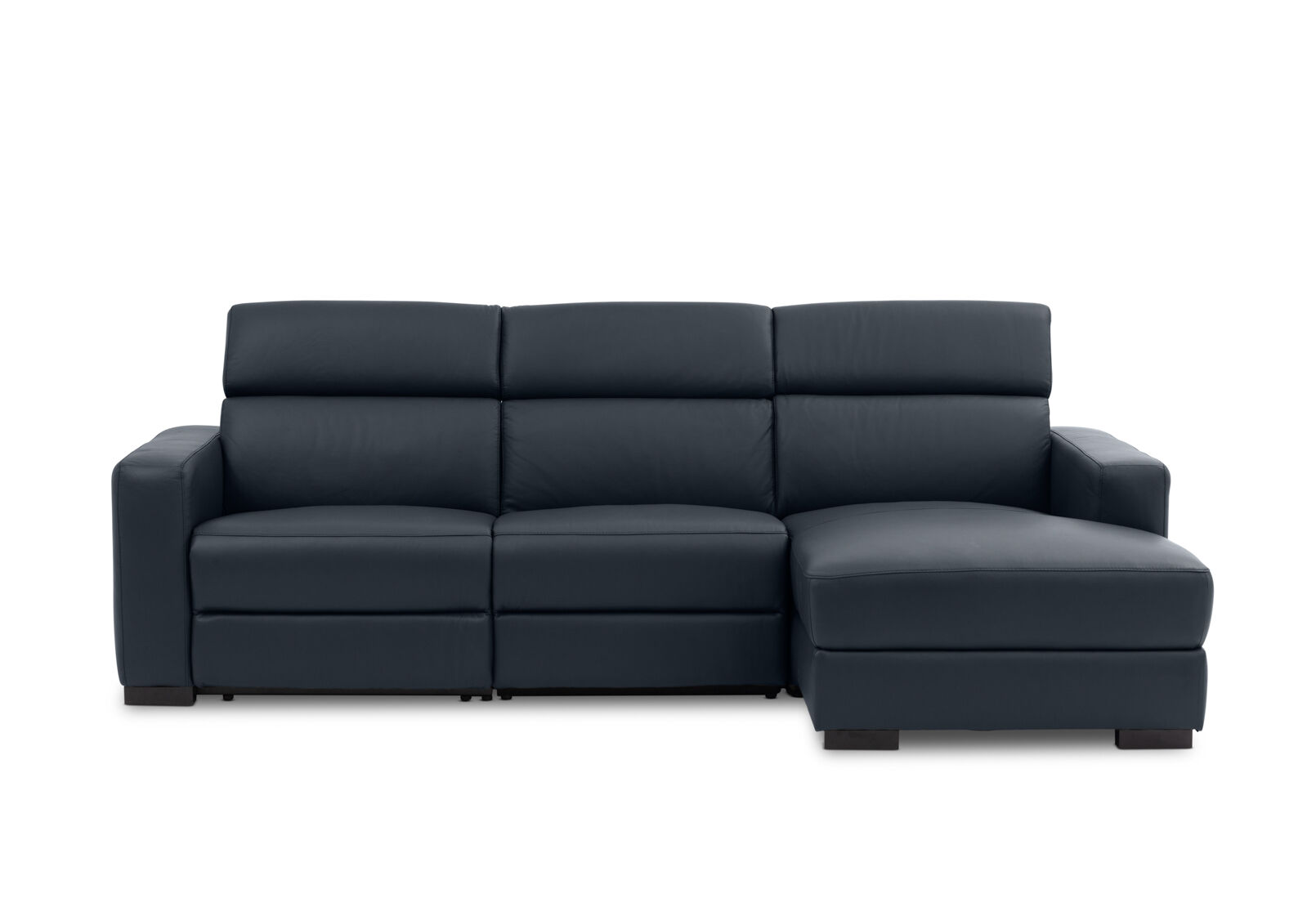 DAMIAN LEATHER - 3 Seater Sofa with RHF Chaise DAMIAN LEATHER