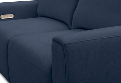 MIKAELA - 2 Seater with Sliding Electric Chaise