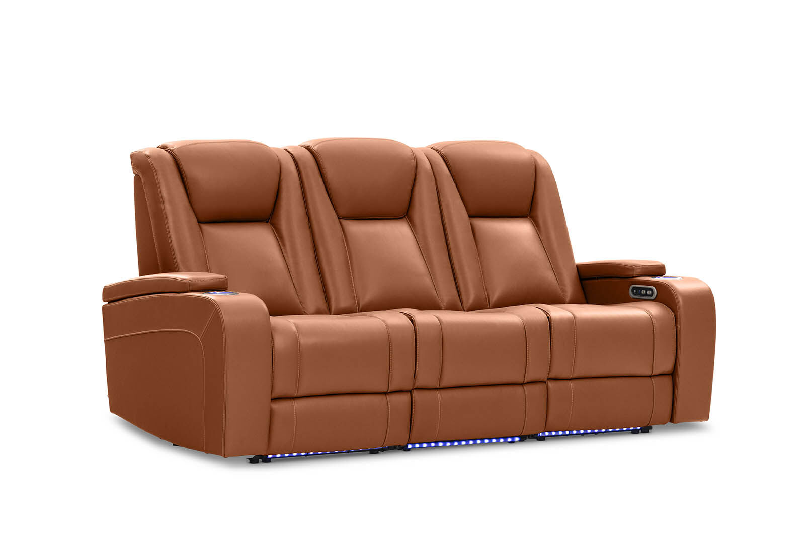 SENTINAL MK2 LEATHER - 3 Seater with 2 Electric Recliners SENTINAL MK2 LEATHER