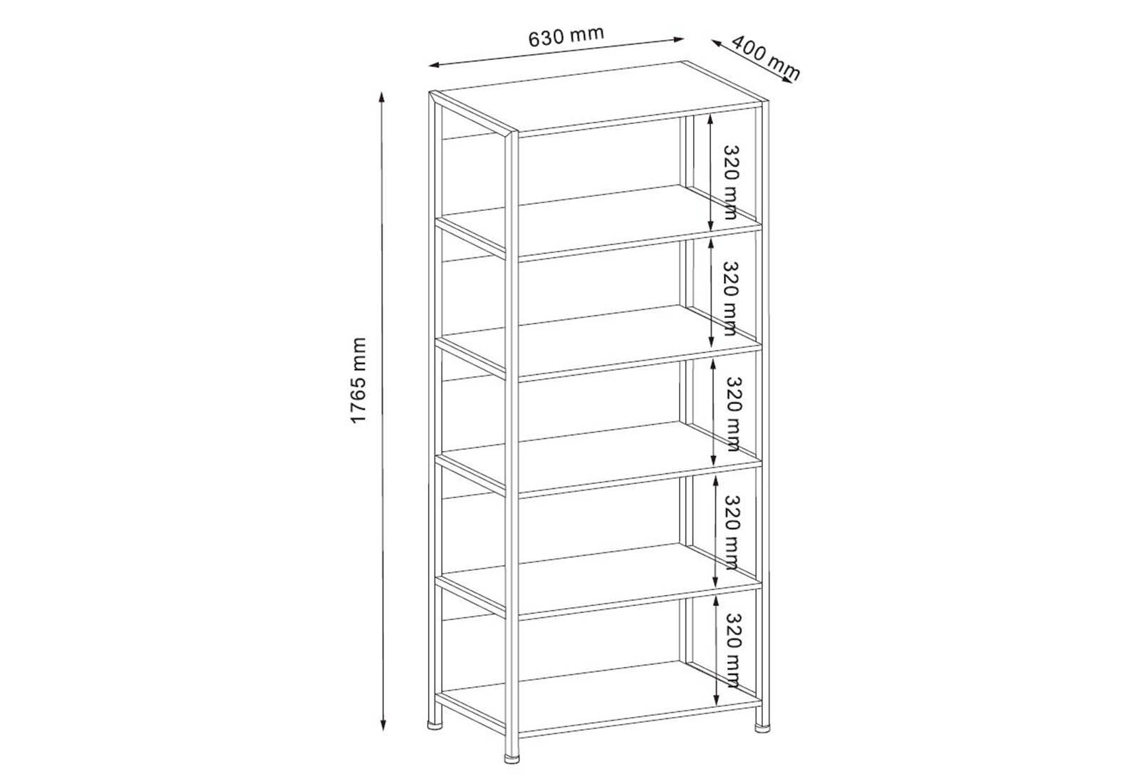 MELVILLE - Large Bookcase MELVILLE