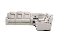 SENTINAL MK2 LEATHER - 5 Piece Corner with RHF Console SENTINAL MK2 LEATHER