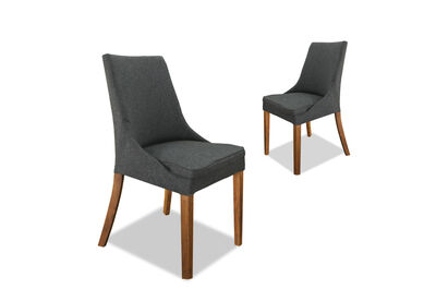 BADDECK - Set of 2 Dining Chairs