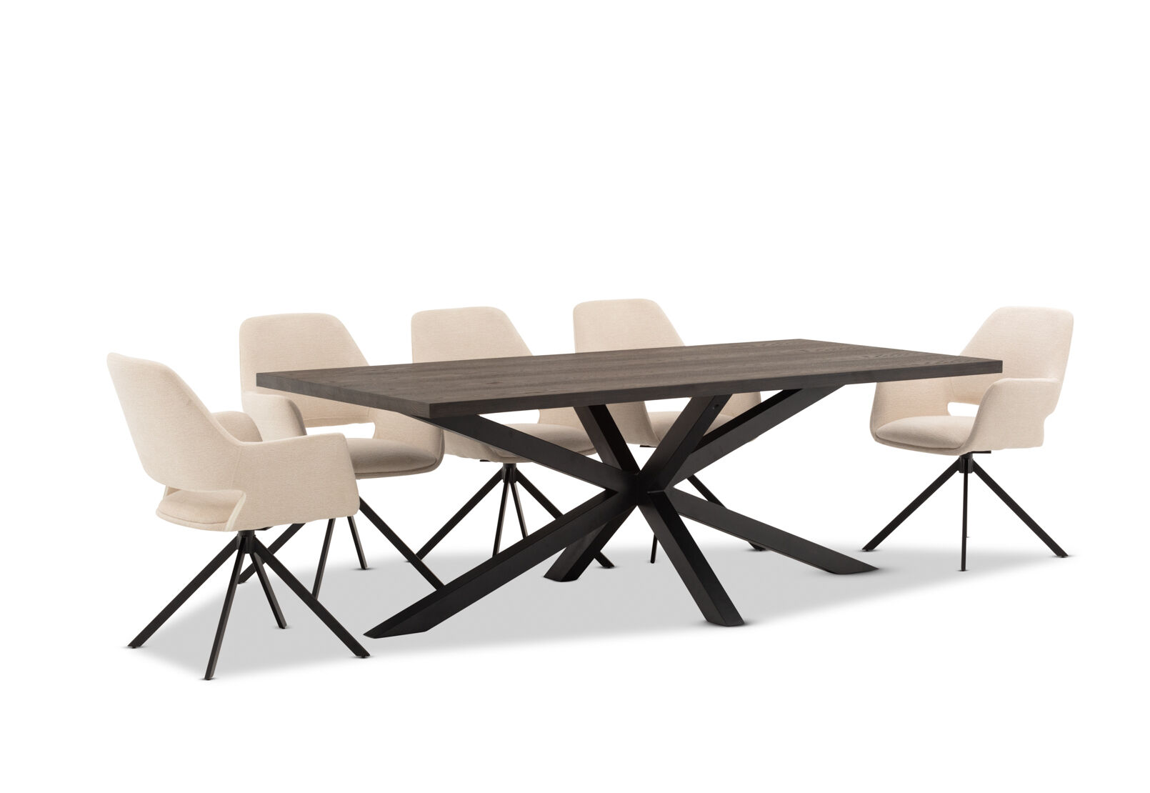 ALDERGROVE - 9 Piece Dining Suite with Lorcan Dining Chairs ALDERGROVE