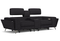 SINATRA FABRIC - Media 2 Seater with Inbuilt Electric Recliners SINATRA FABRIC