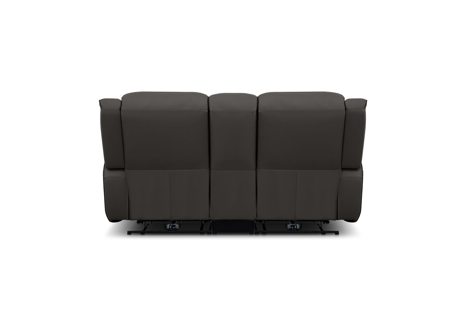 CAPALDI LEATHER - 2 Seater Sofa with 2 Inbuilt Electric Recliners and Console CAPALDI LEATHER